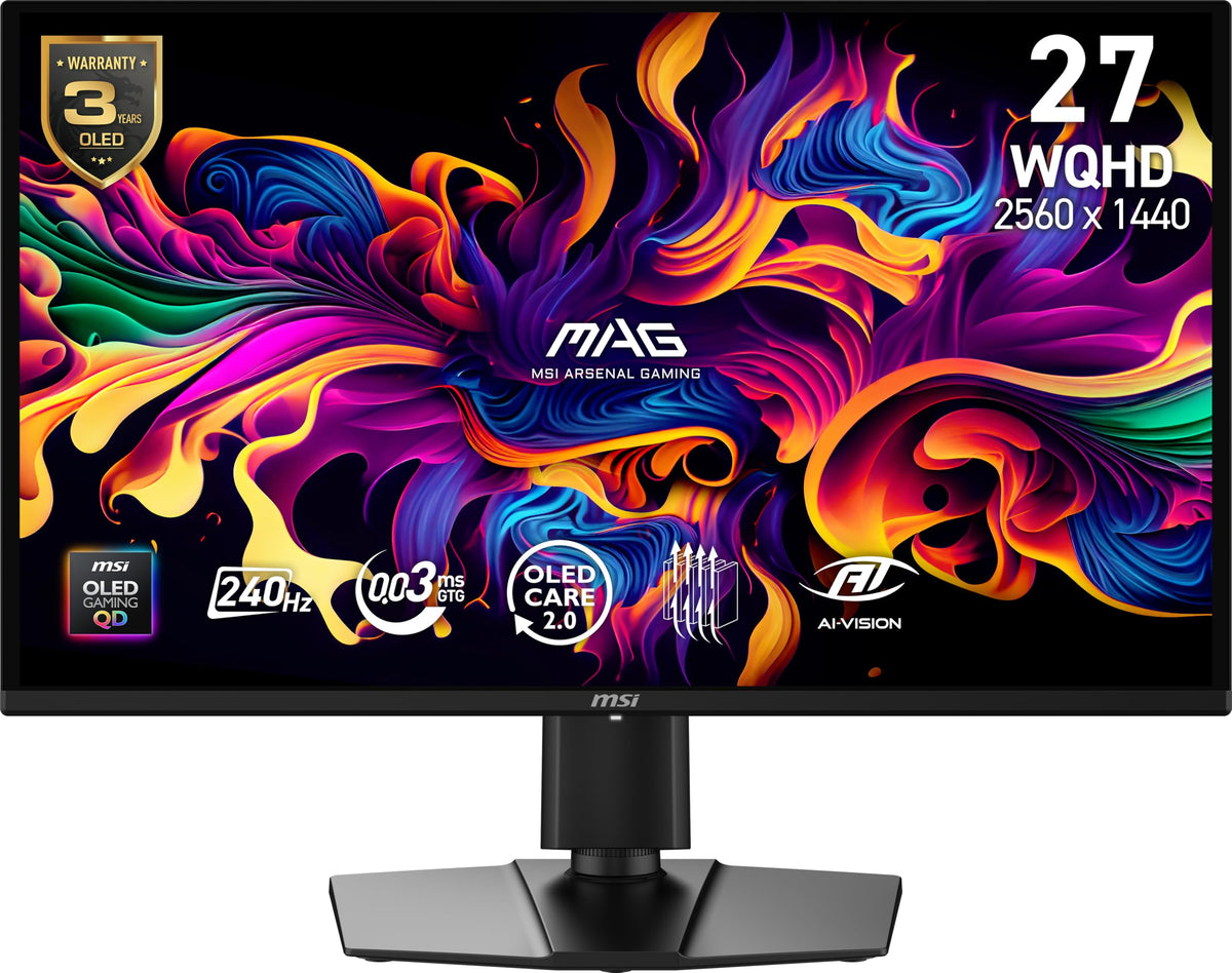 27-Inch WQHD 240Hz QD-OLED Gaming Monitor X1836