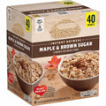 Maple & Brown Sugar Instant Oatmeal Cereal, 40 Count L979589