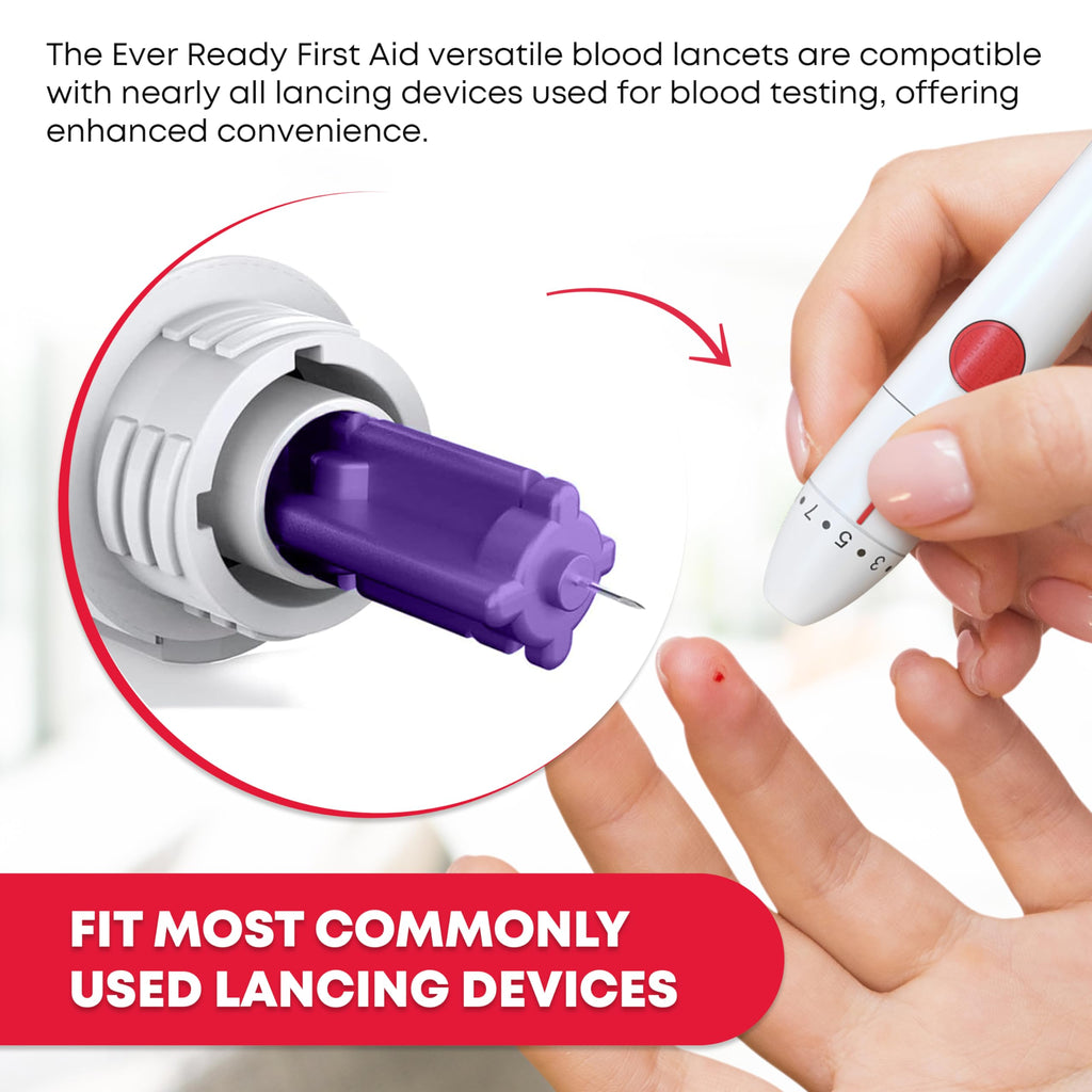 Sterile Twist-Cap Lancets 30G Purple 500 Count U150109