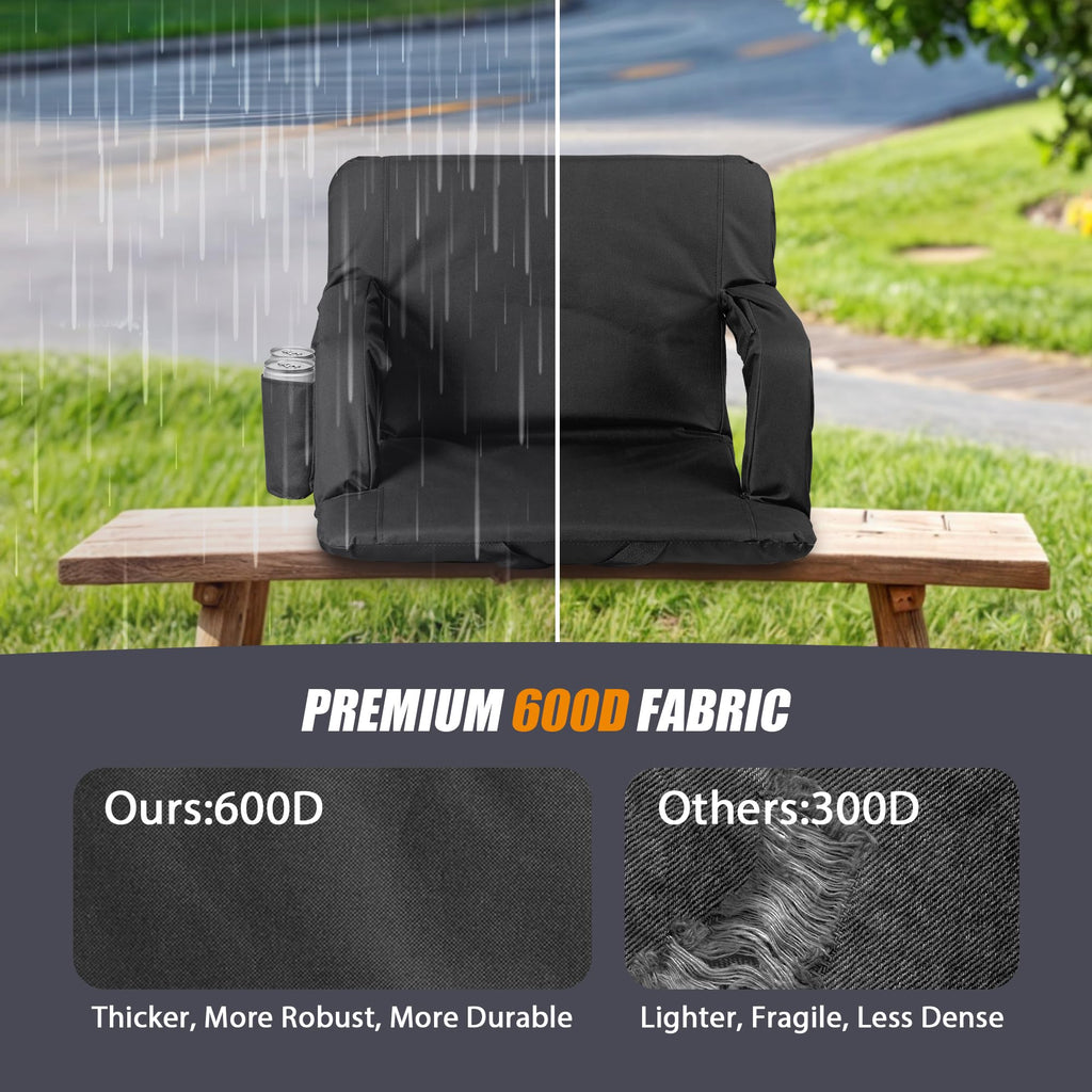 2 Pack Reclining Stadium Seat with Back Support G785980