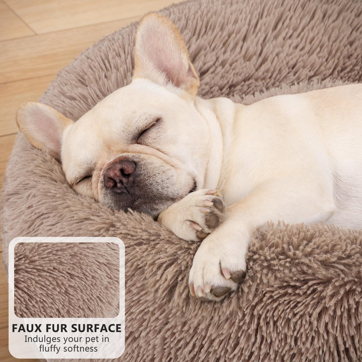 Round Washable Orthopedic Dog Bed V274