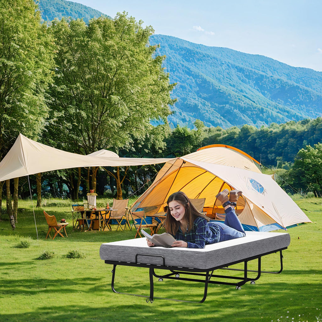 Folding Bed with Mattress S865