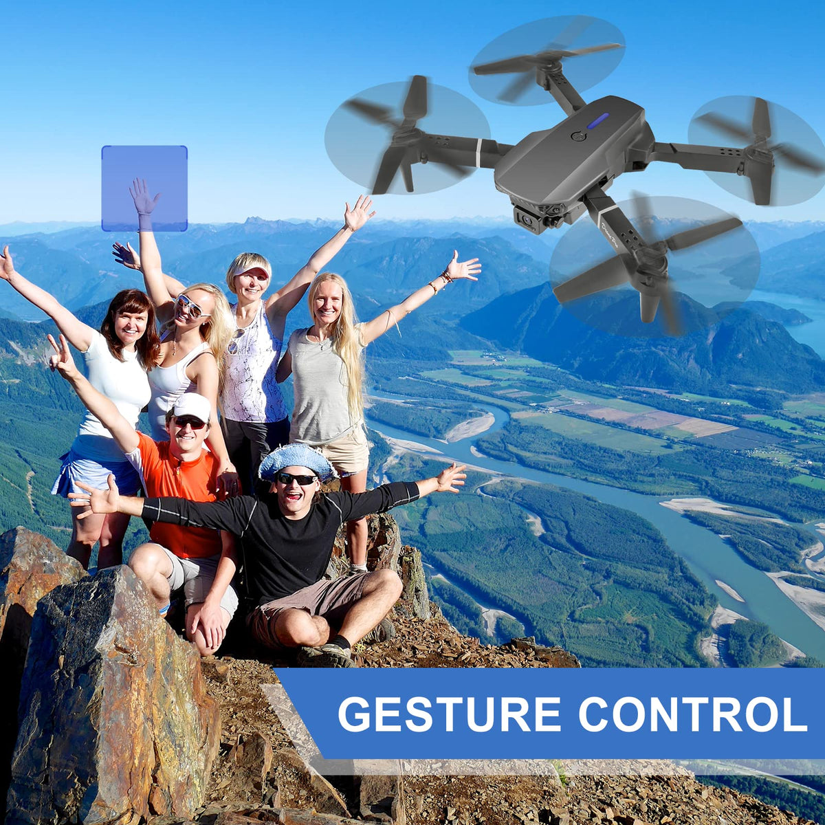Foldable RC Quadcopter with 4K Dual Cameras C875