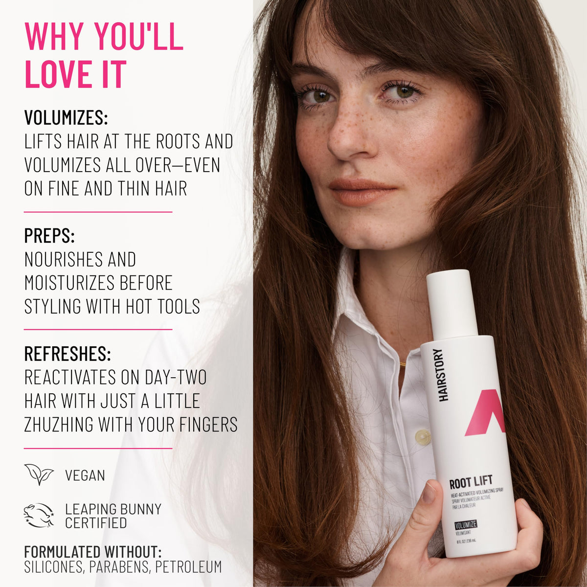 Heat Activated Volumizing Spray 8 oz B81084