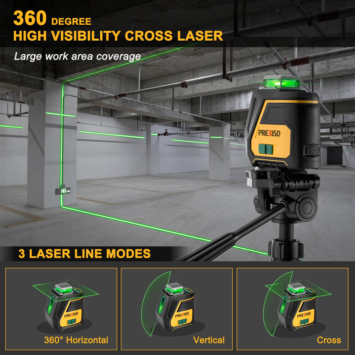 360 Laser Level with Tripod P45927