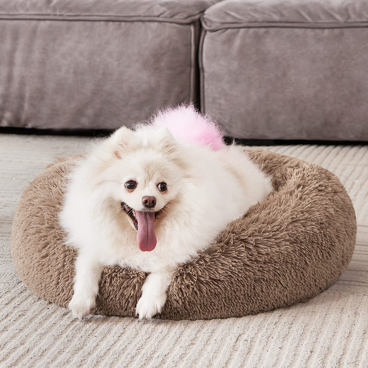 Round Washable Orthopedic Dog Bed V274