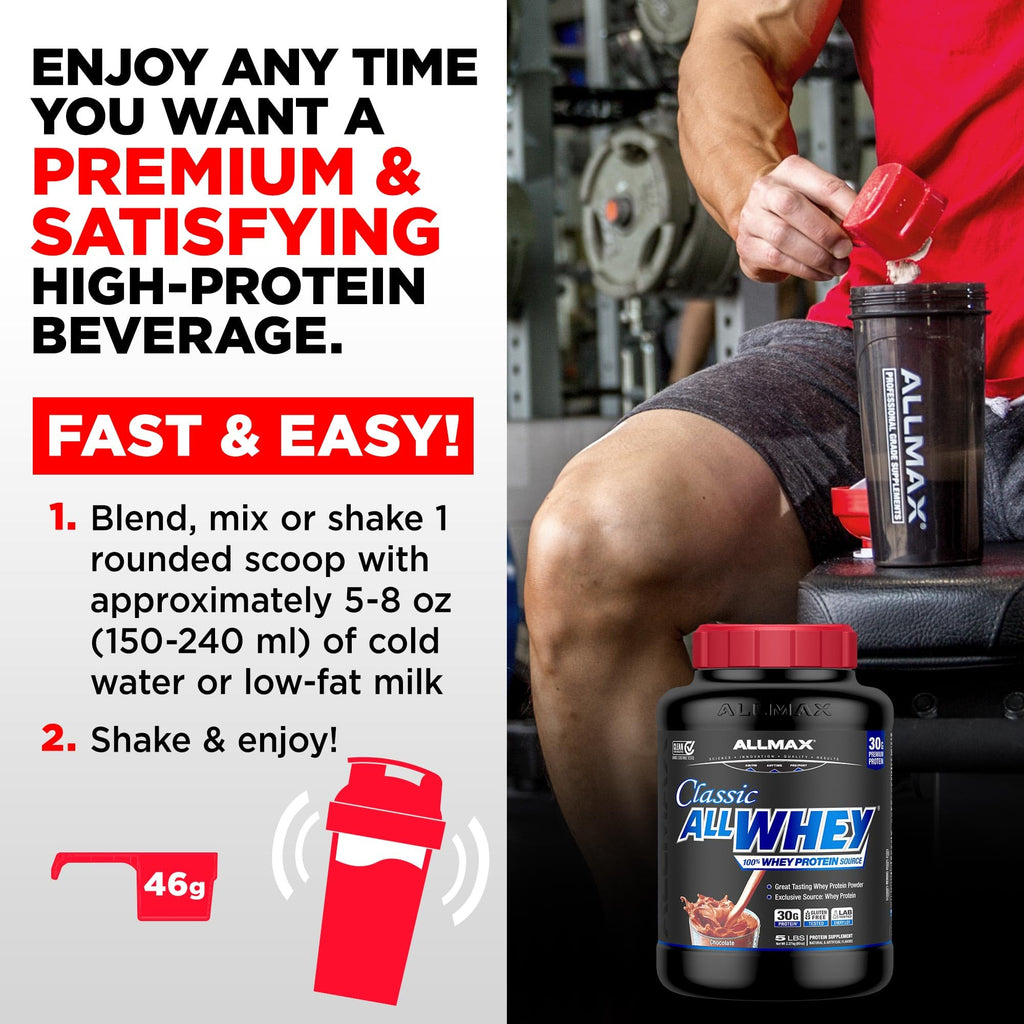 Chocolate Whey Protein Powder 5 lb F63271