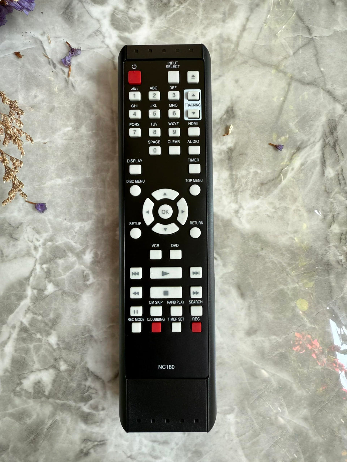Replacement Remote Control for VCR/DVD Player Combo Recorder K84536