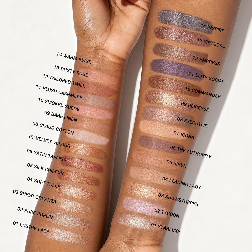 14 Color Cool Toned Baked Eyeshadow Palette S55681