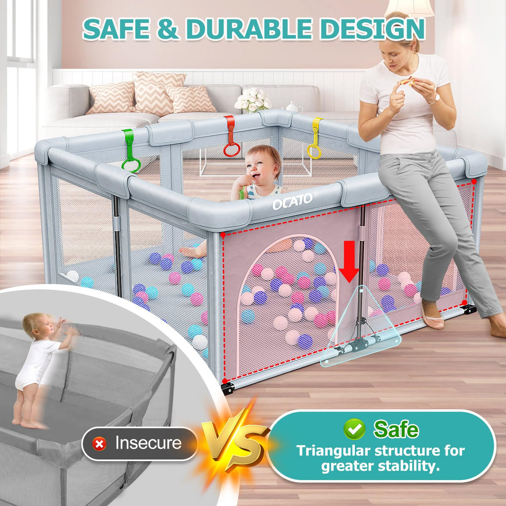 Foldable Baby Playpen 50×50 F822808
