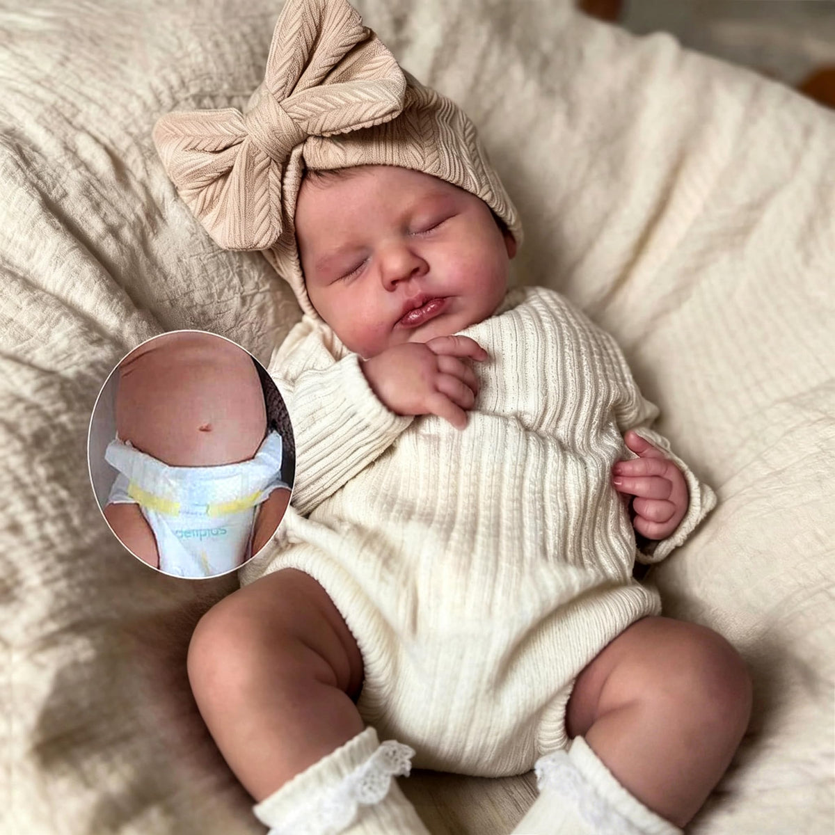 20 in Lifelike Reborn Baby Dolls with Accessories Q3088