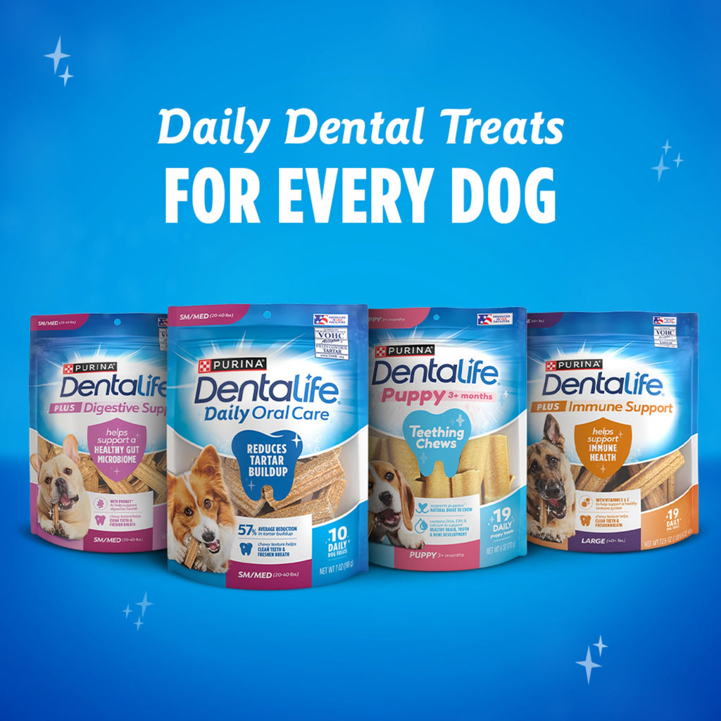 Daily Oral Care Dog Treats for Small Dogs, 58 ct K441