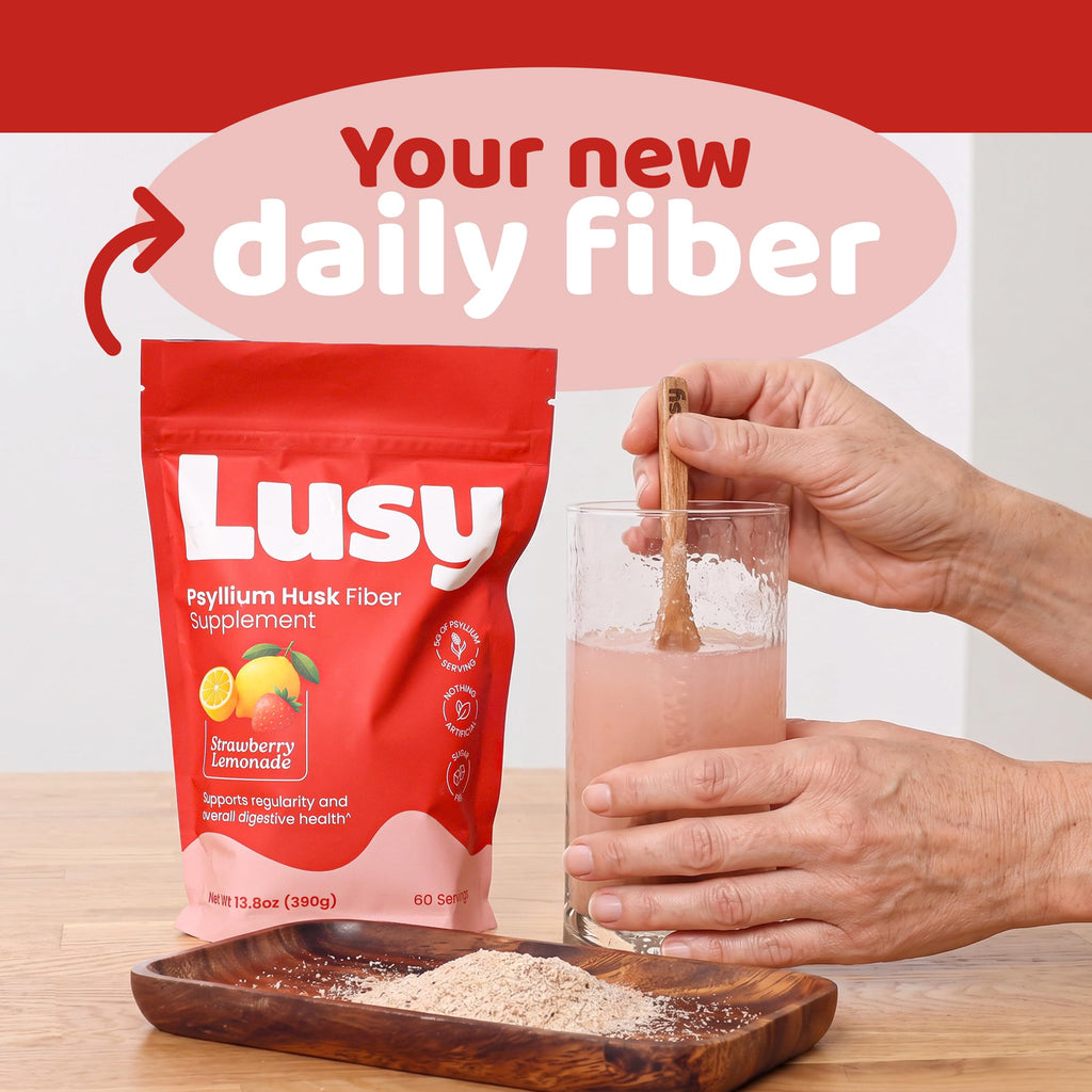 Psyllium Husk Fiber Supplement Strawberry Lemonade 13.8 oz F6695