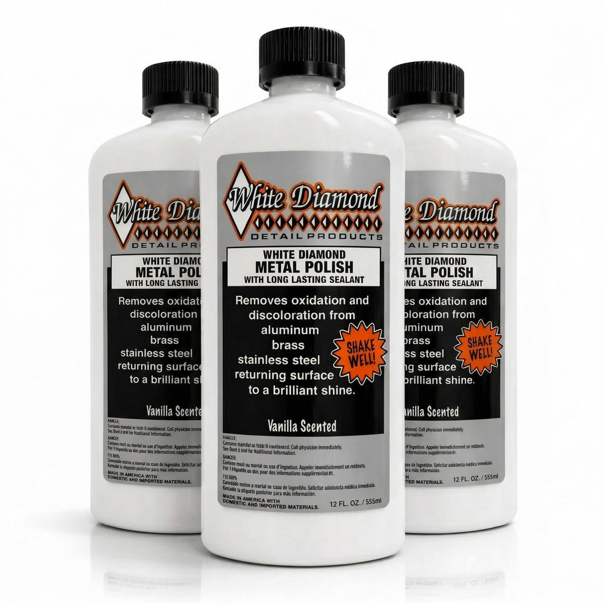 White Diamond Metal Polish & Sealant 3 Pack C6843