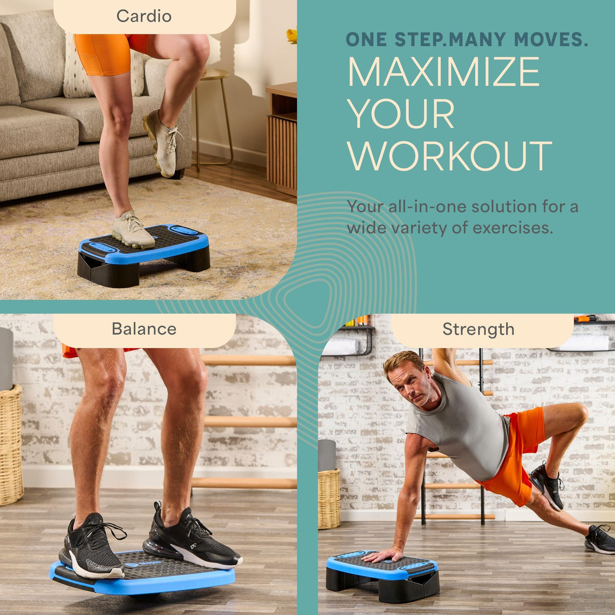 4-in-1 Adjustable Exercise Platform P622138